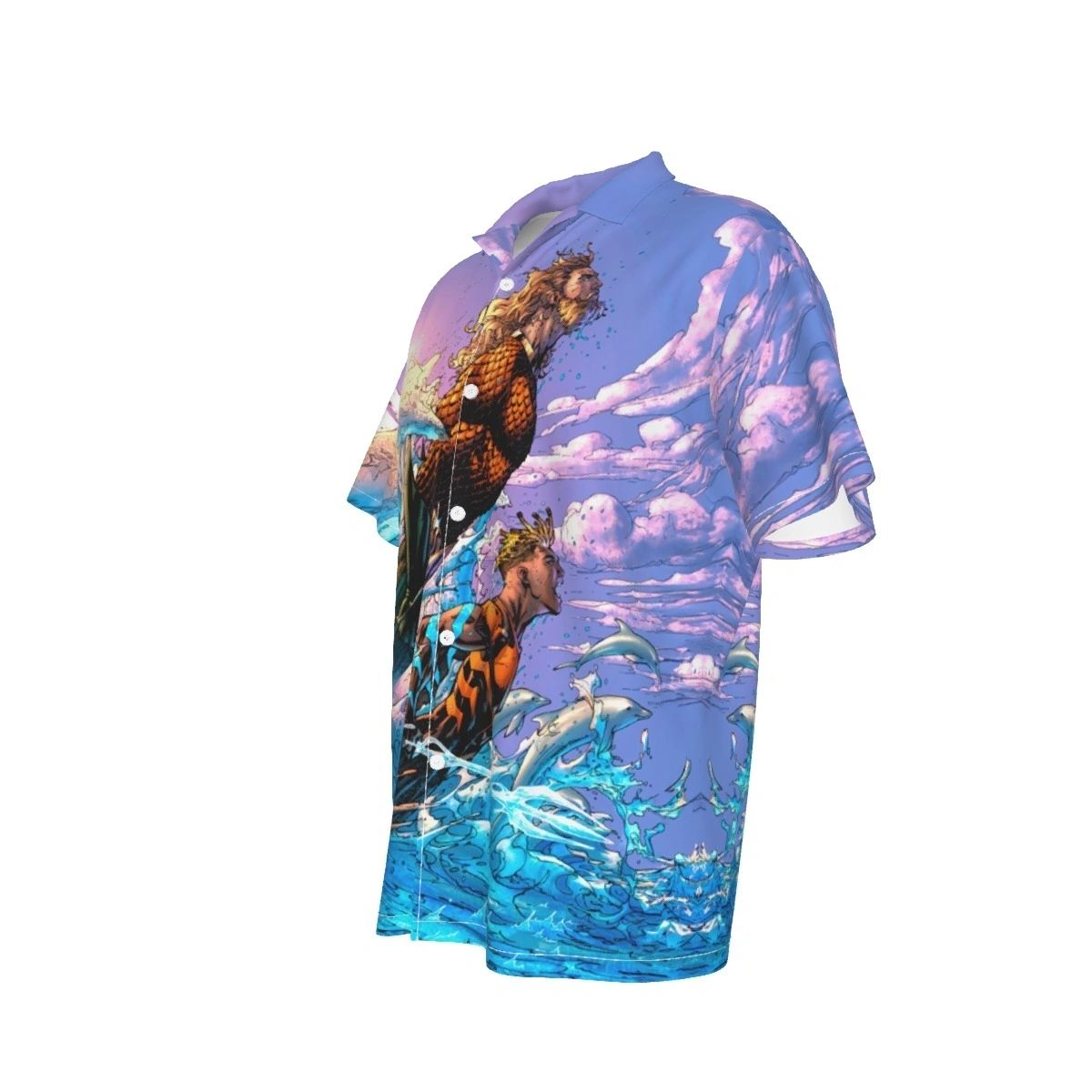 AQUAMEN 1 VAR B ALL OVER PRINT SHIRT AND TANK TOP - AQUALAD