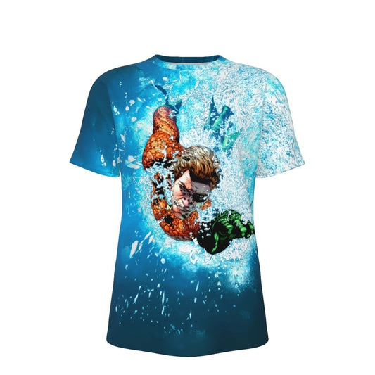 AQUAMAN UNDERWATER ALL OVER PRINT SHIRT AND TANK TOP