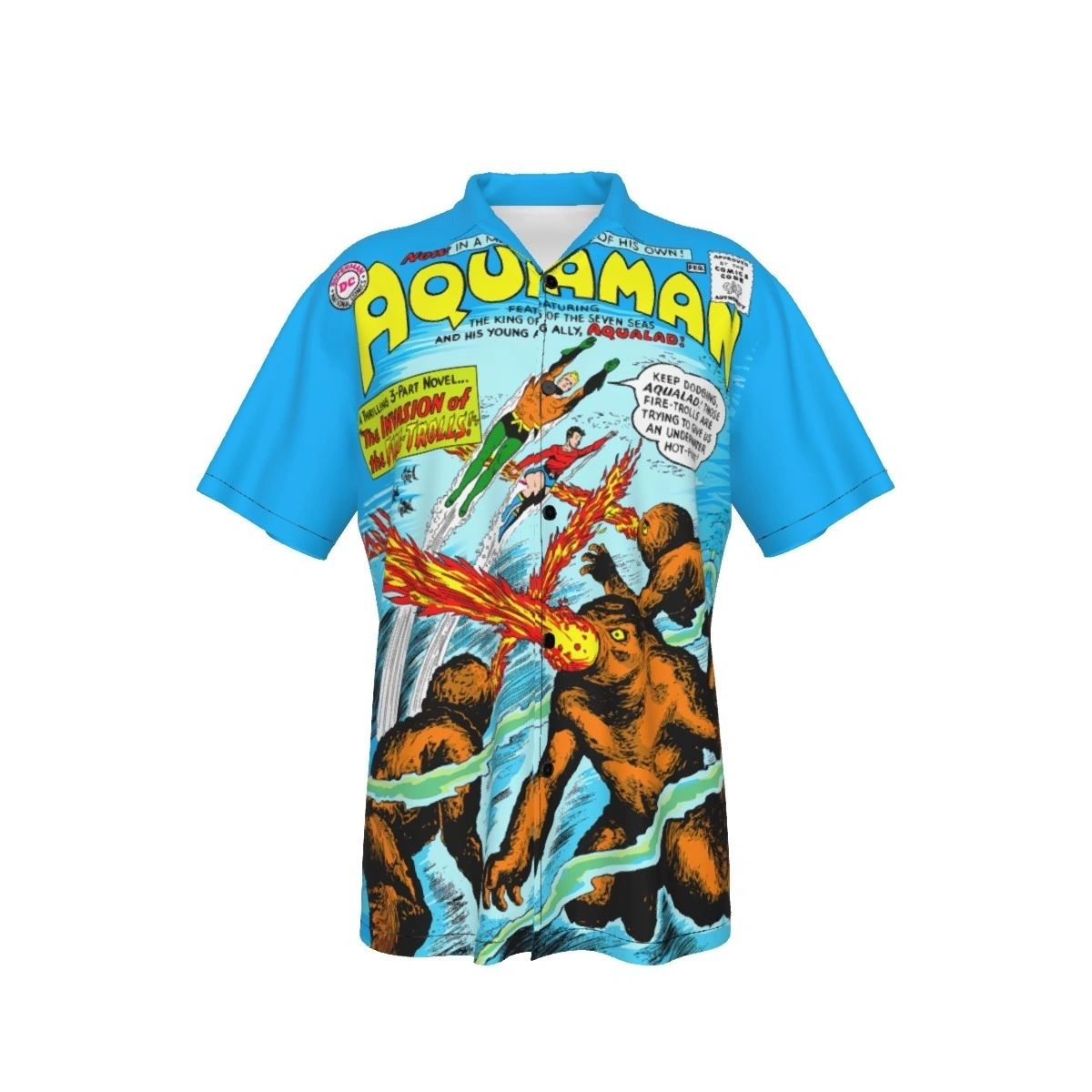 AQUAMAN 1 ALL OVER PRINT SHIRT AND TANK TOP