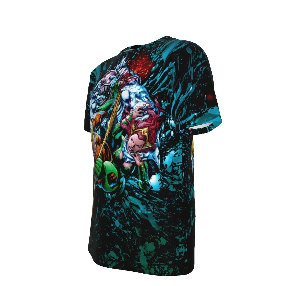 AQUAMAN 4 ALL OVER PRINT SHIRT AND TANK TOP - MERA