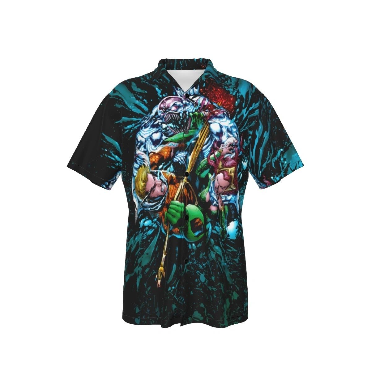 AQUAMAN 4 ALL OVER PRINT SHIRT AND TANK TOP - MERA