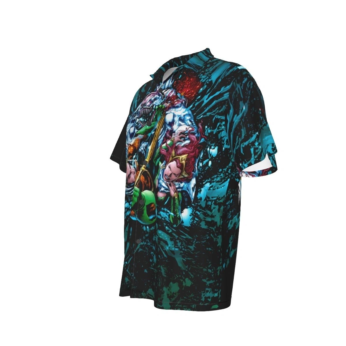 AQUAMAN 4 ALL OVER PRINT SHIRT AND TANK TOP - MERA
