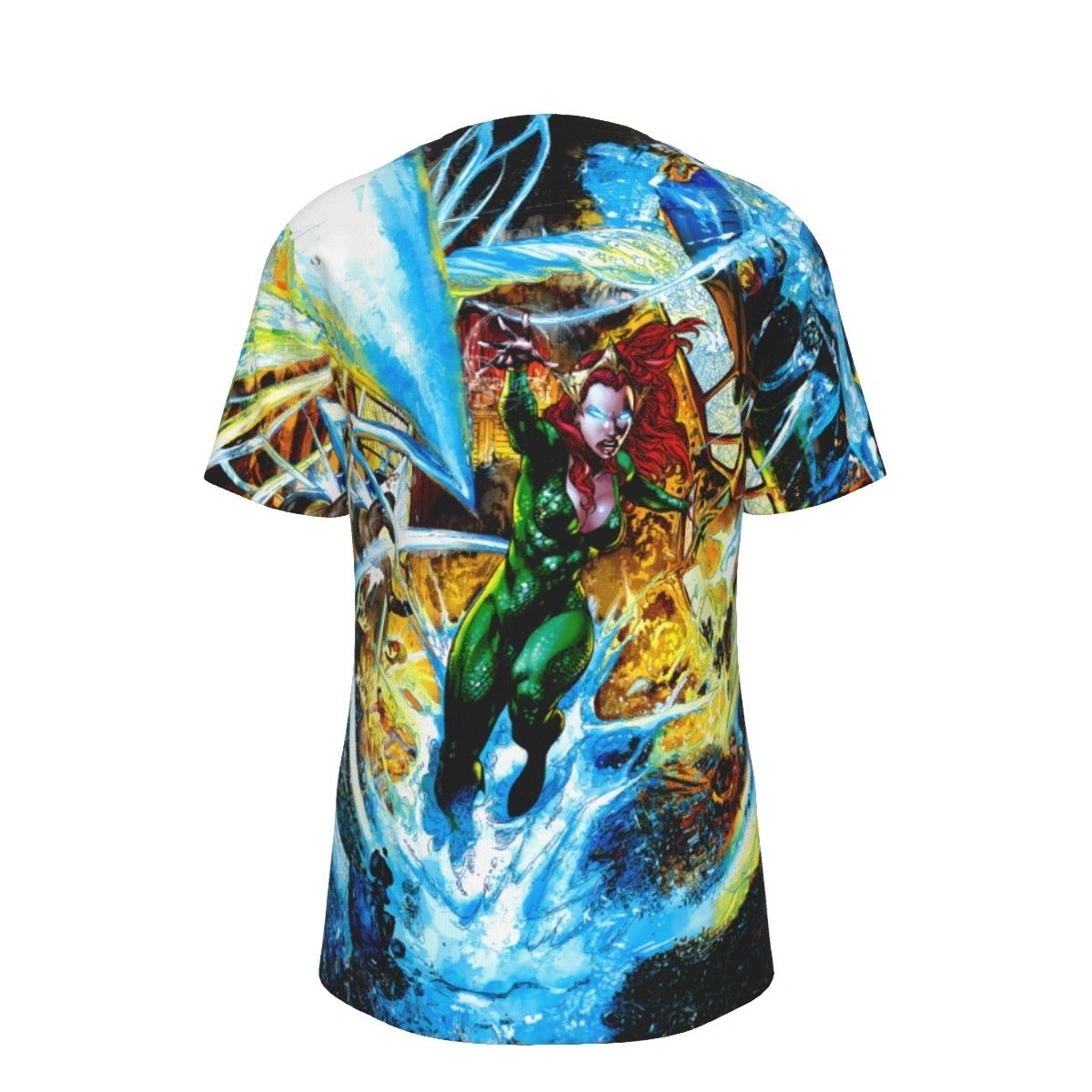 AQUAMAN 6 V7 ALL OVER PRINT SHIRT AND TANK TOP - MERA