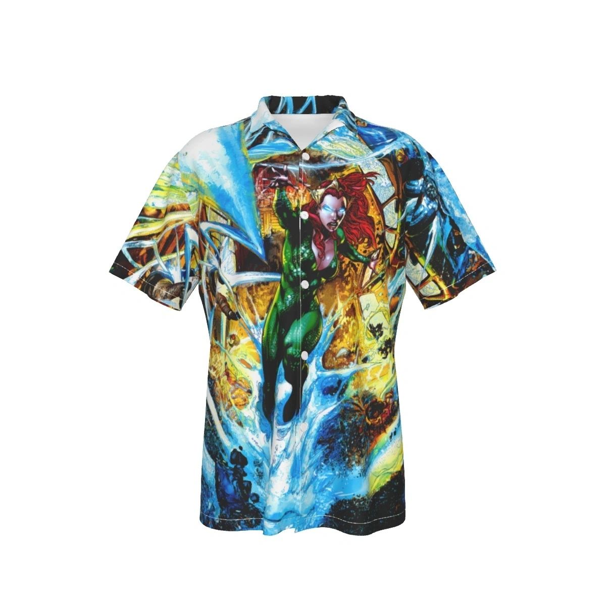 AQUAMAN 6 V7 ALL OVER PRINT SHIRT AND TANK TOP - MERA