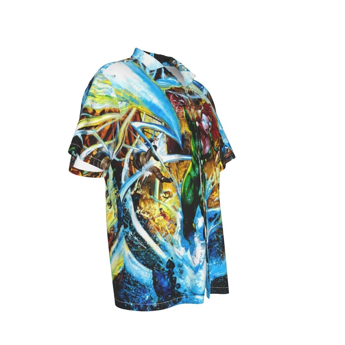 AQUAMAN 6 V7 ALL OVER PRINT SHIRT AND TANK TOP - MERA