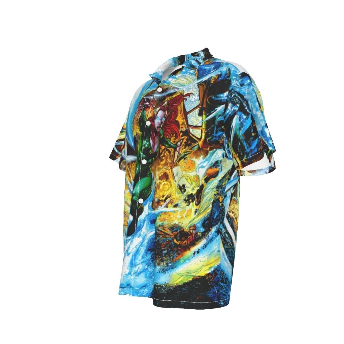 AQUAMAN 6 V7 ALL OVER PRINT SHIRT AND TANK TOP - MERA