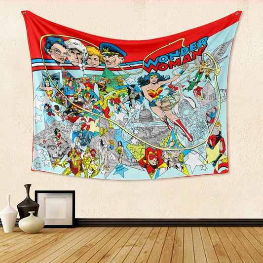 WONDER WOMAN 300 TAPESTRY