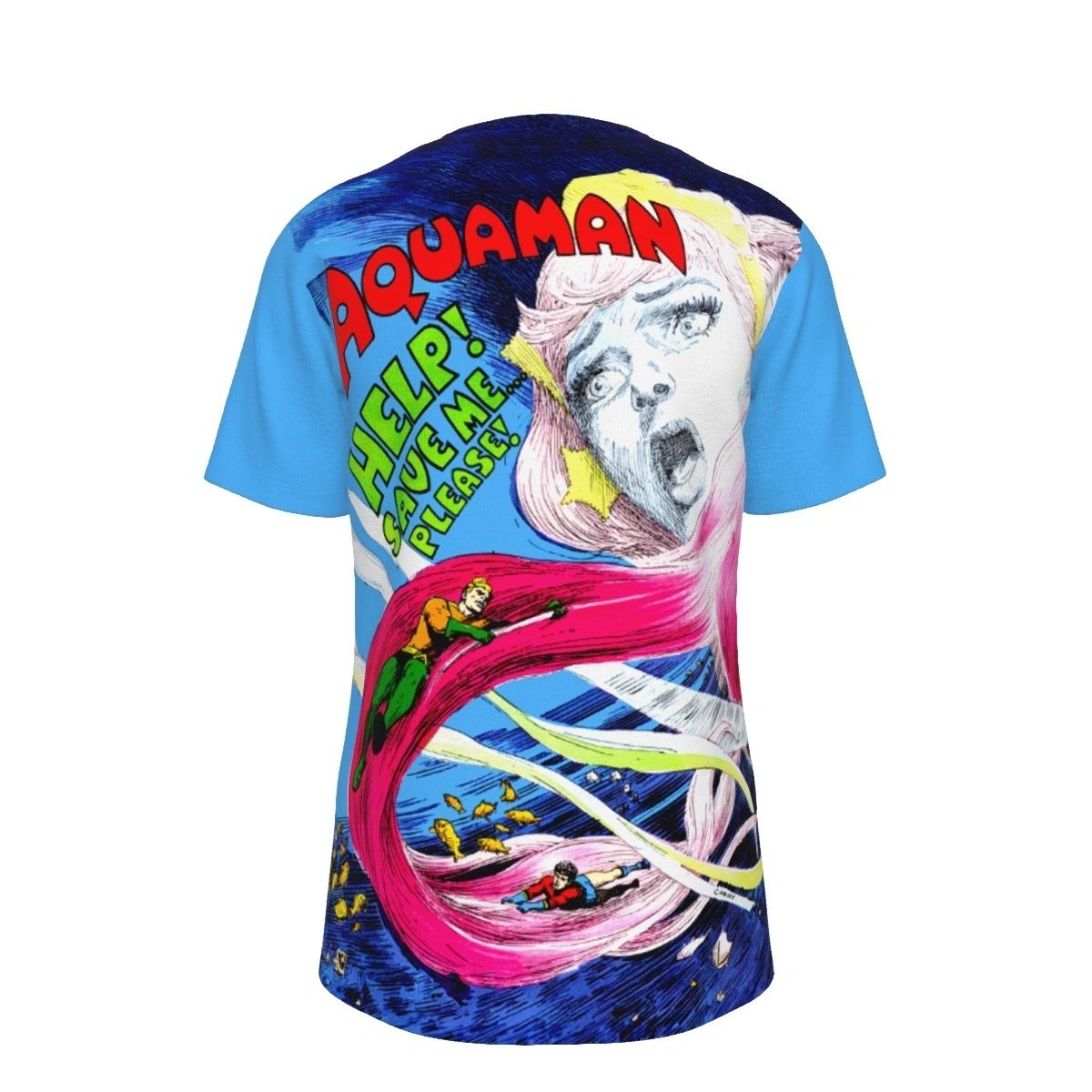 AQUAMAN 40 ALL OVER PRINT SHIRT AND TANK TOP - MERA