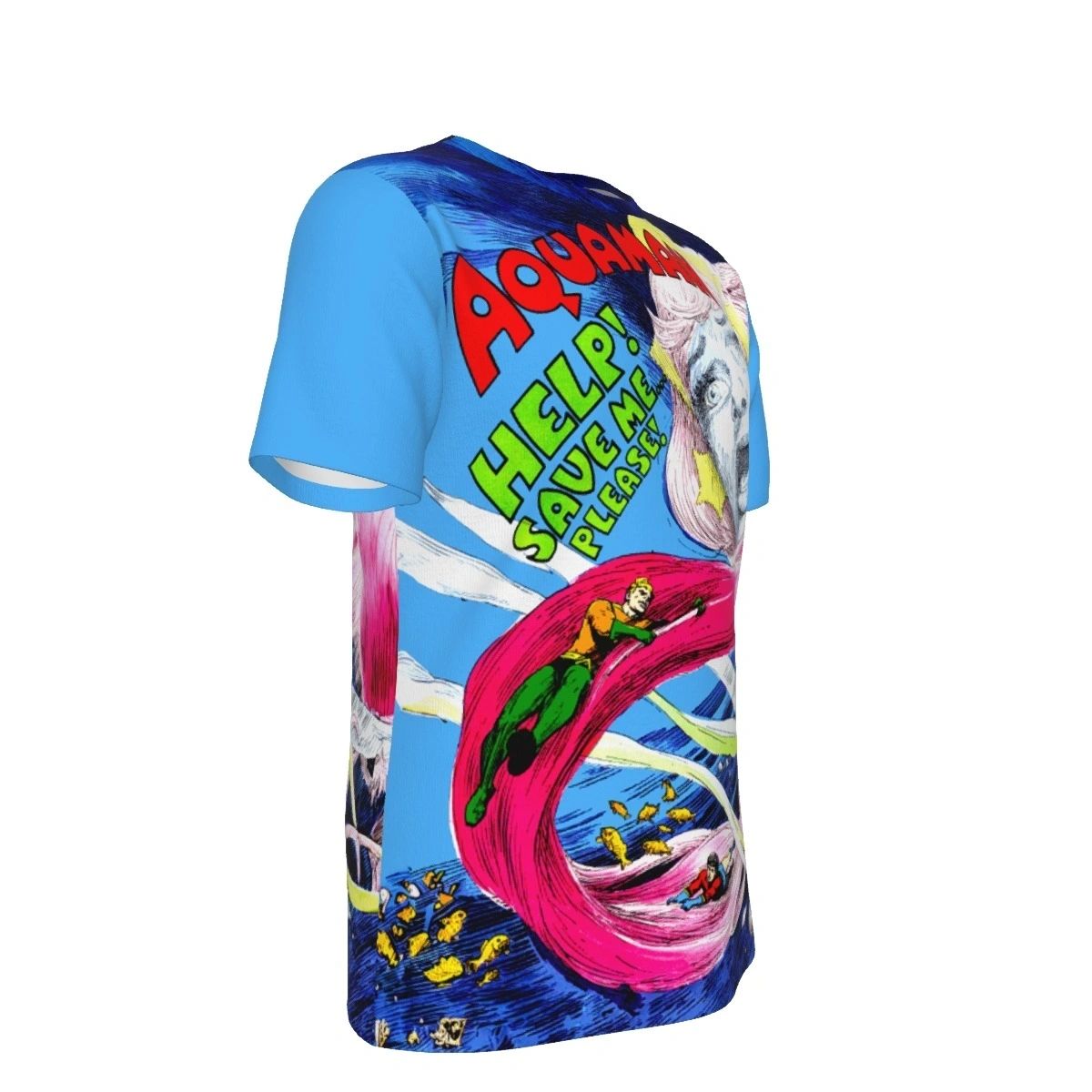 AQUAMAN 40 ALL OVER PRINT SHIRT AND TANK TOP - MERA