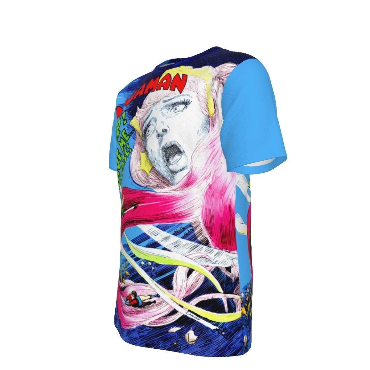 AQUAMAN 40 ALL OVER PRINT SHIRT AND TANK TOP - MERA