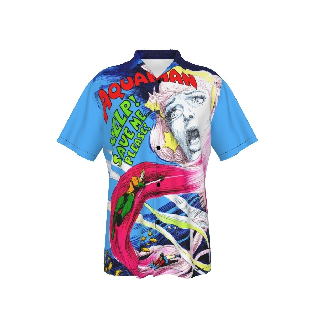 AQUAMAN 40 ALL OVER PRINT SHIRT AND TANK TOP - MERA