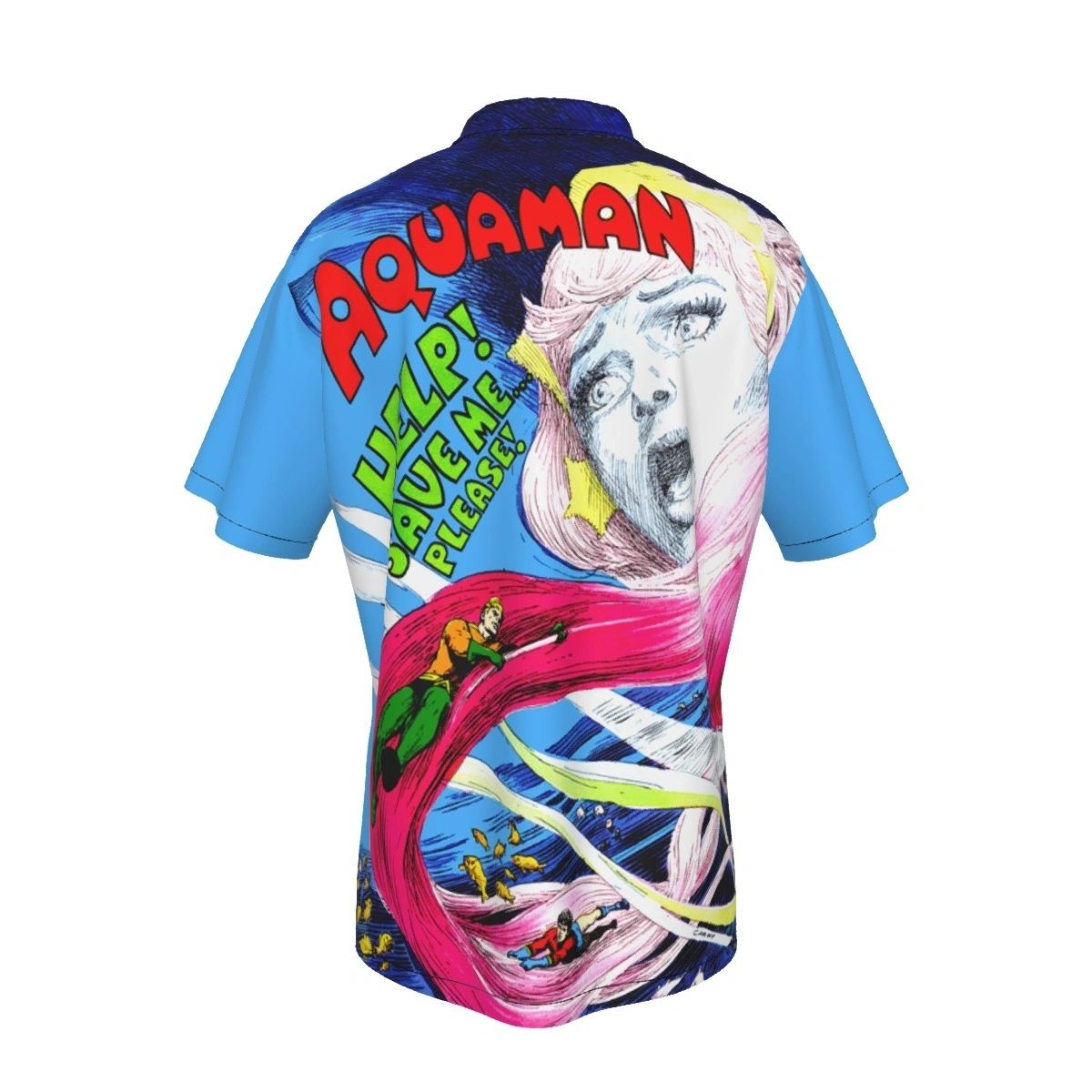 AQUAMAN 40 ALL OVER PRINT SHIRT AND TANK TOP - MERA