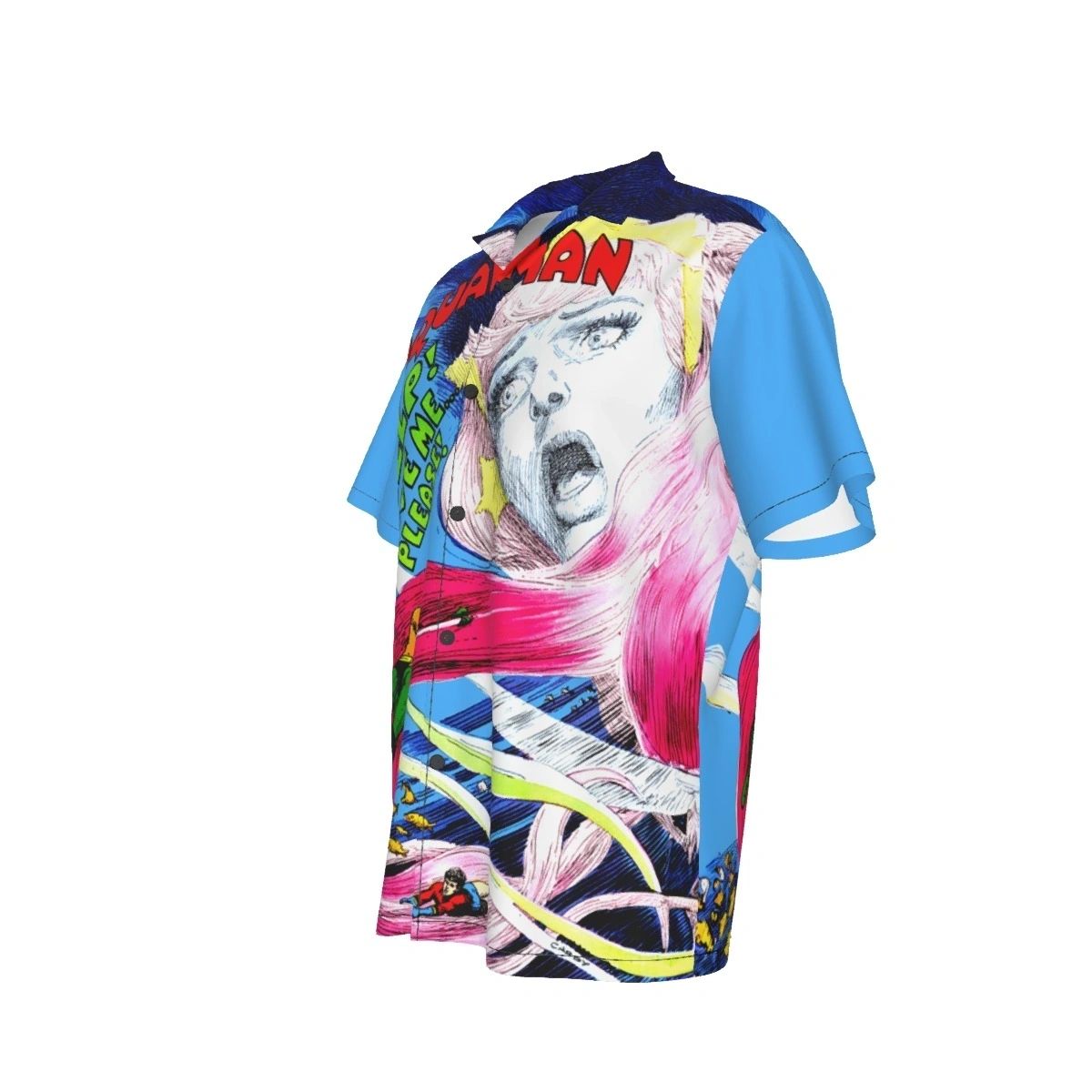 AQUAMAN 40 ALL OVER PRINT SHIRT AND TANK TOP - MERA
