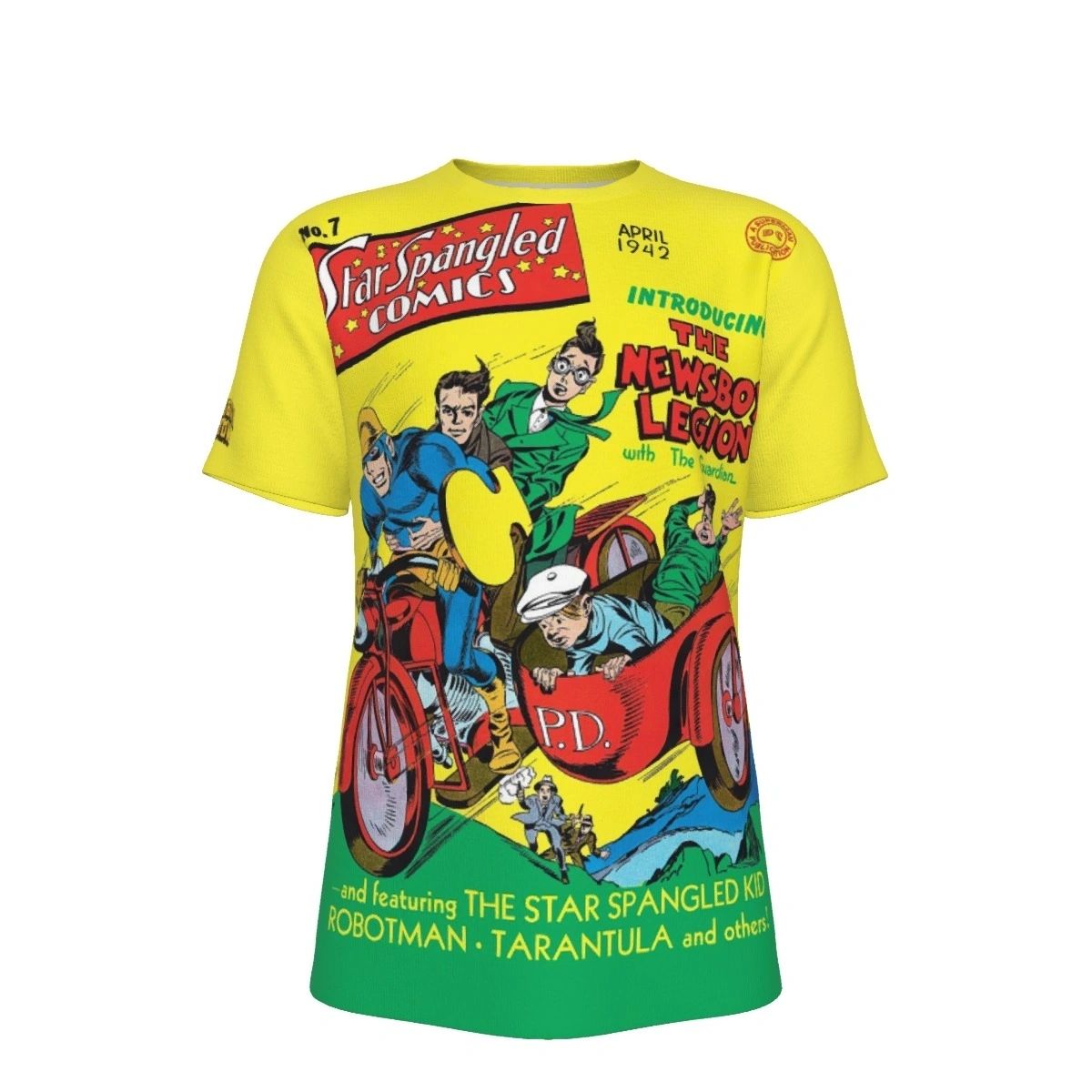 NEWSBOY LEGION BY JACK KIRBY ALL OVER PRINT SHIRT AND TANK TOP