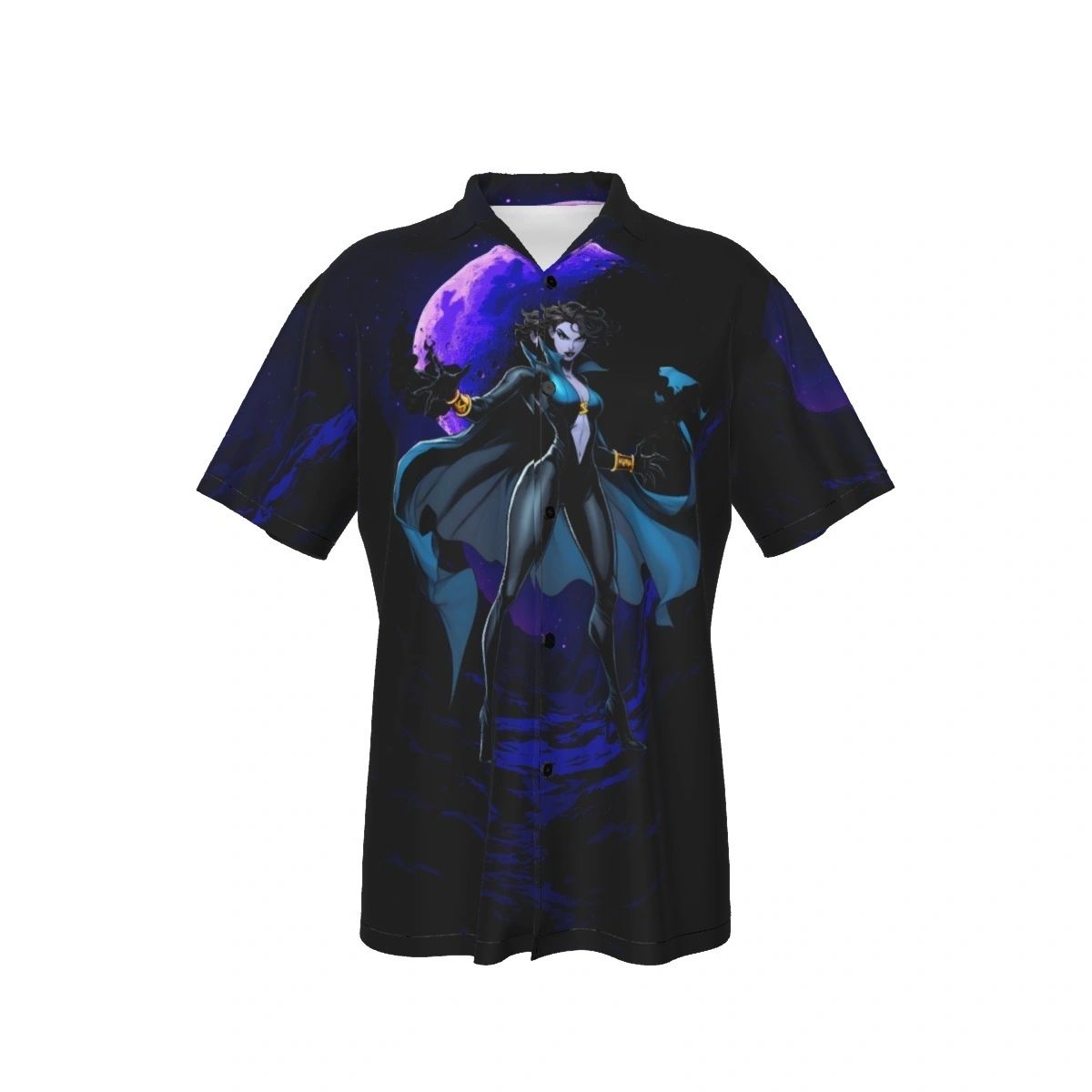TASMIA MALLOR READY ALL OVER SHIRT AND TANK TOP - SHADOW LASS