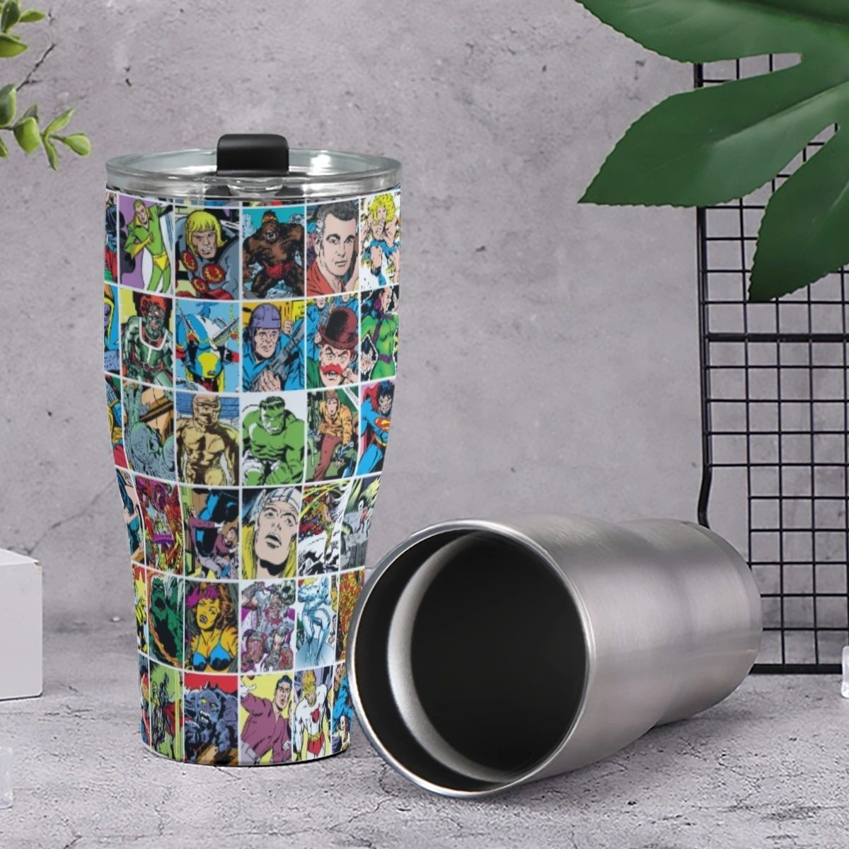JACK KIRBY ART BOX CONE TUMBLERS