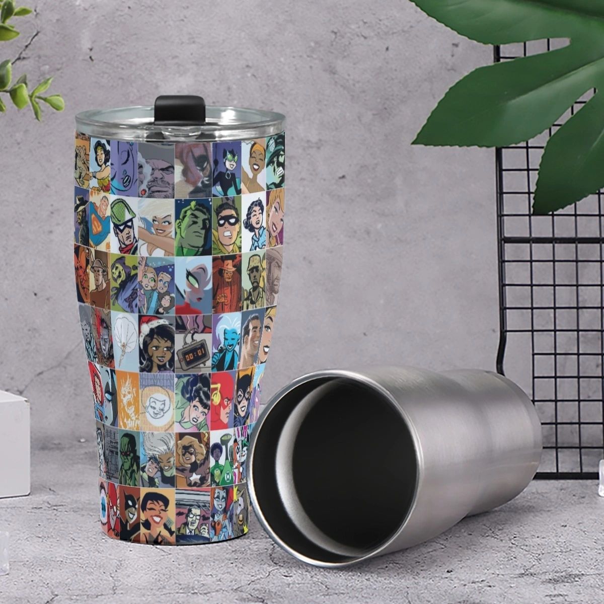 DARWYN COOK ART BOX CONE TUMBLERS