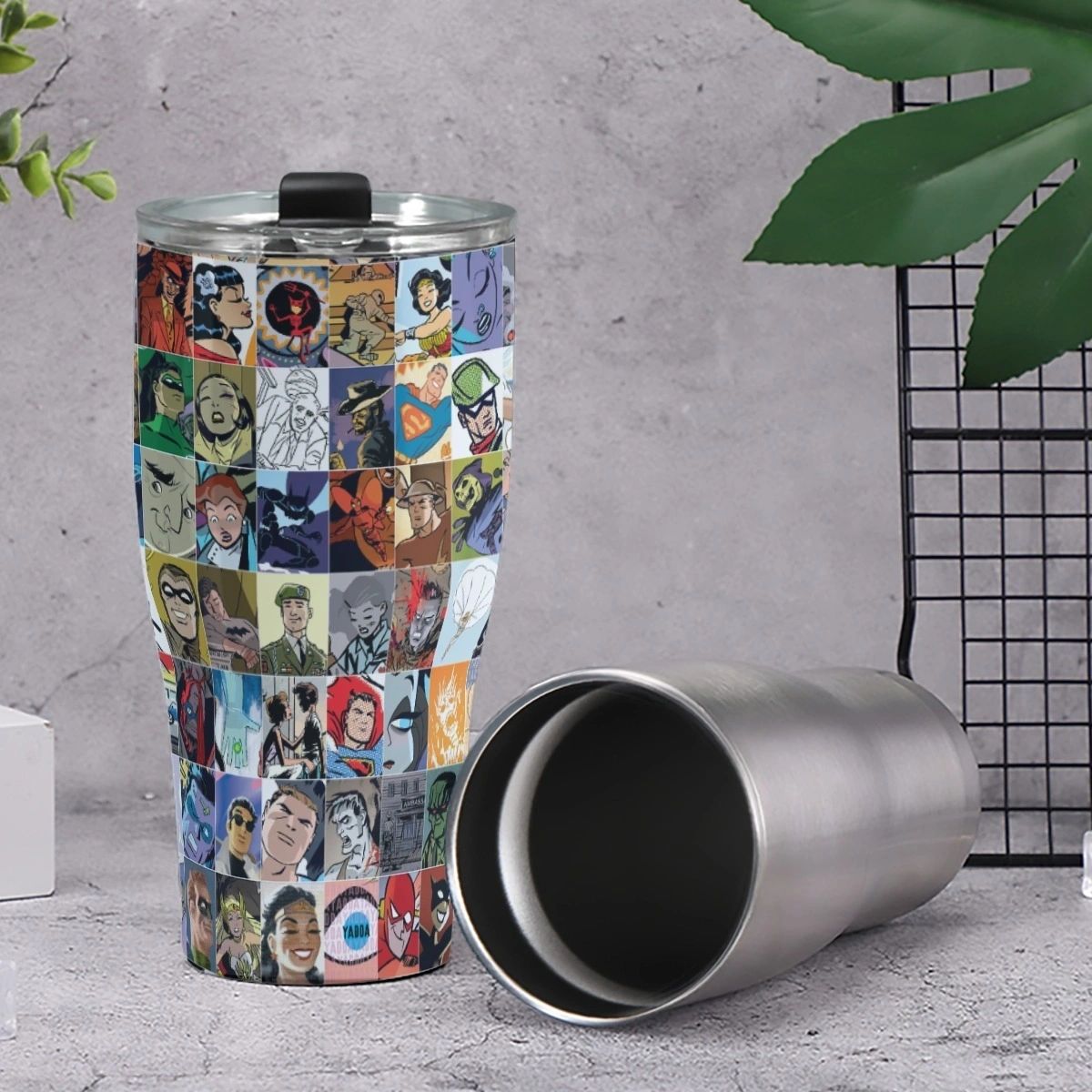 DARWYN COOK ART BOX CONE TUMBLERS