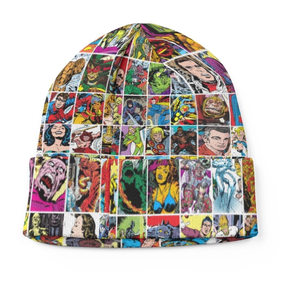 JACK KIRBY ART BOX KNITTED BEANIE