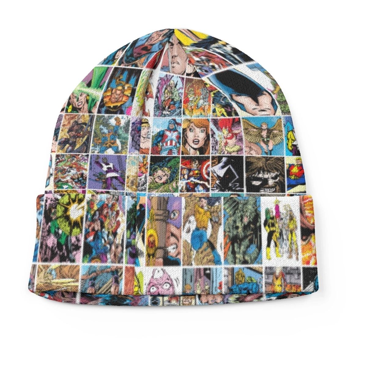 GEORGE PEREZ ART BOX KNITTED BEANIE