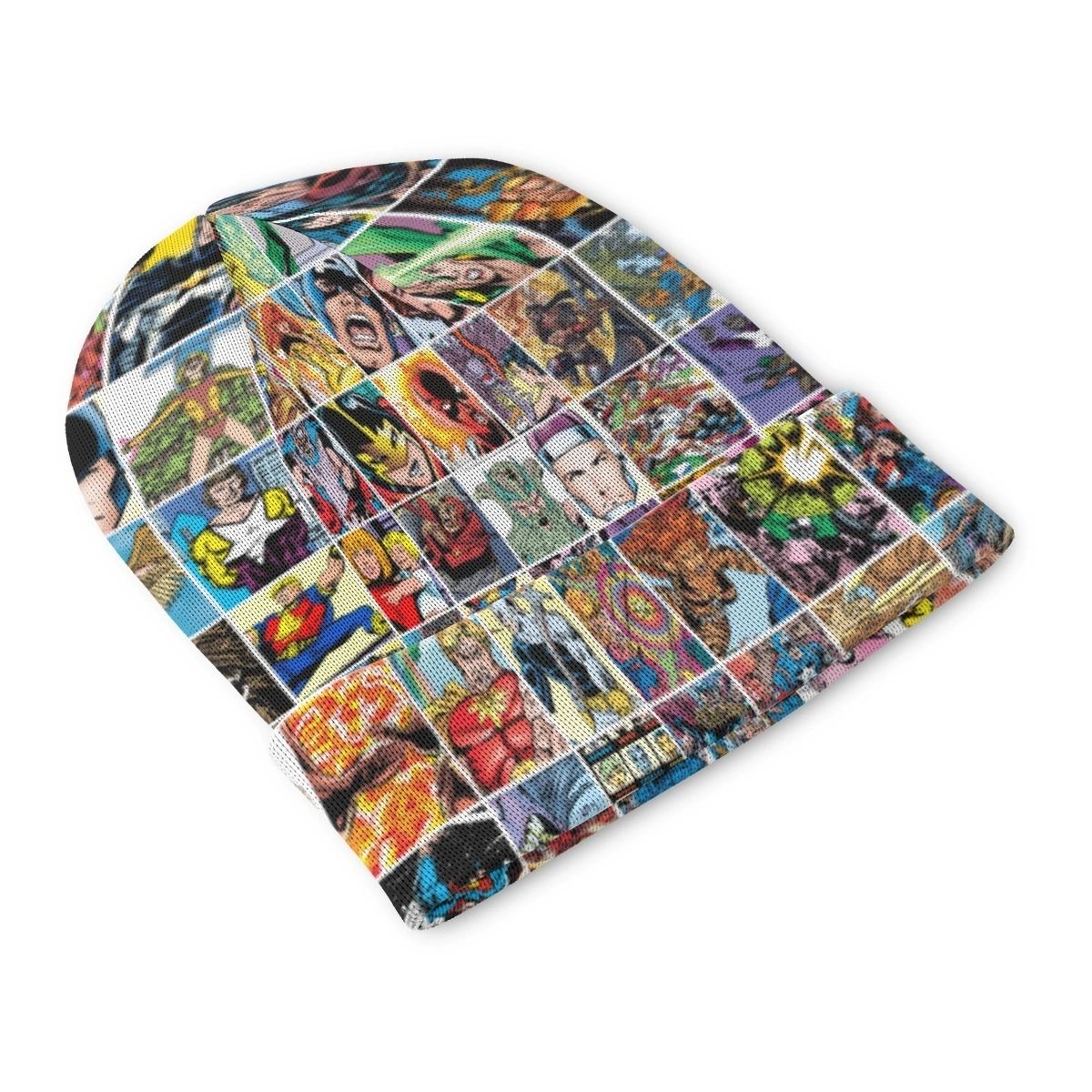 GEORGE PEREZ ART BOX KNITTED BEANIE