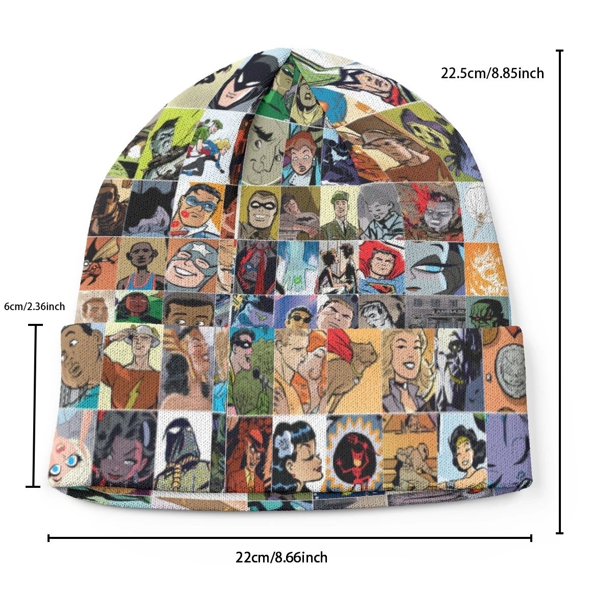 DARWYN COOK ART BOX KNITTED BEANIE