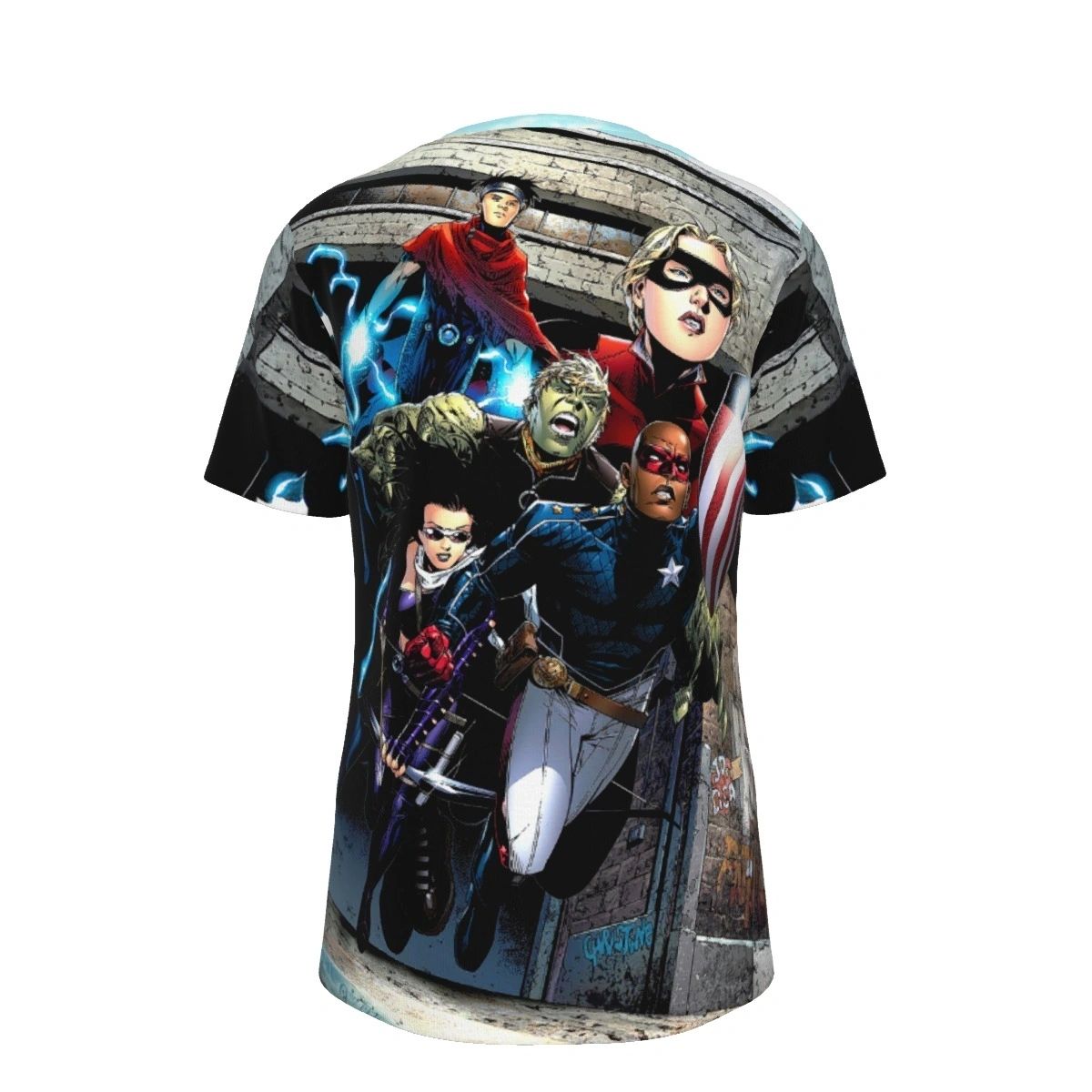 YOUNG AVENGERS 10 ALL OVER PRINT SHIRT & TANK