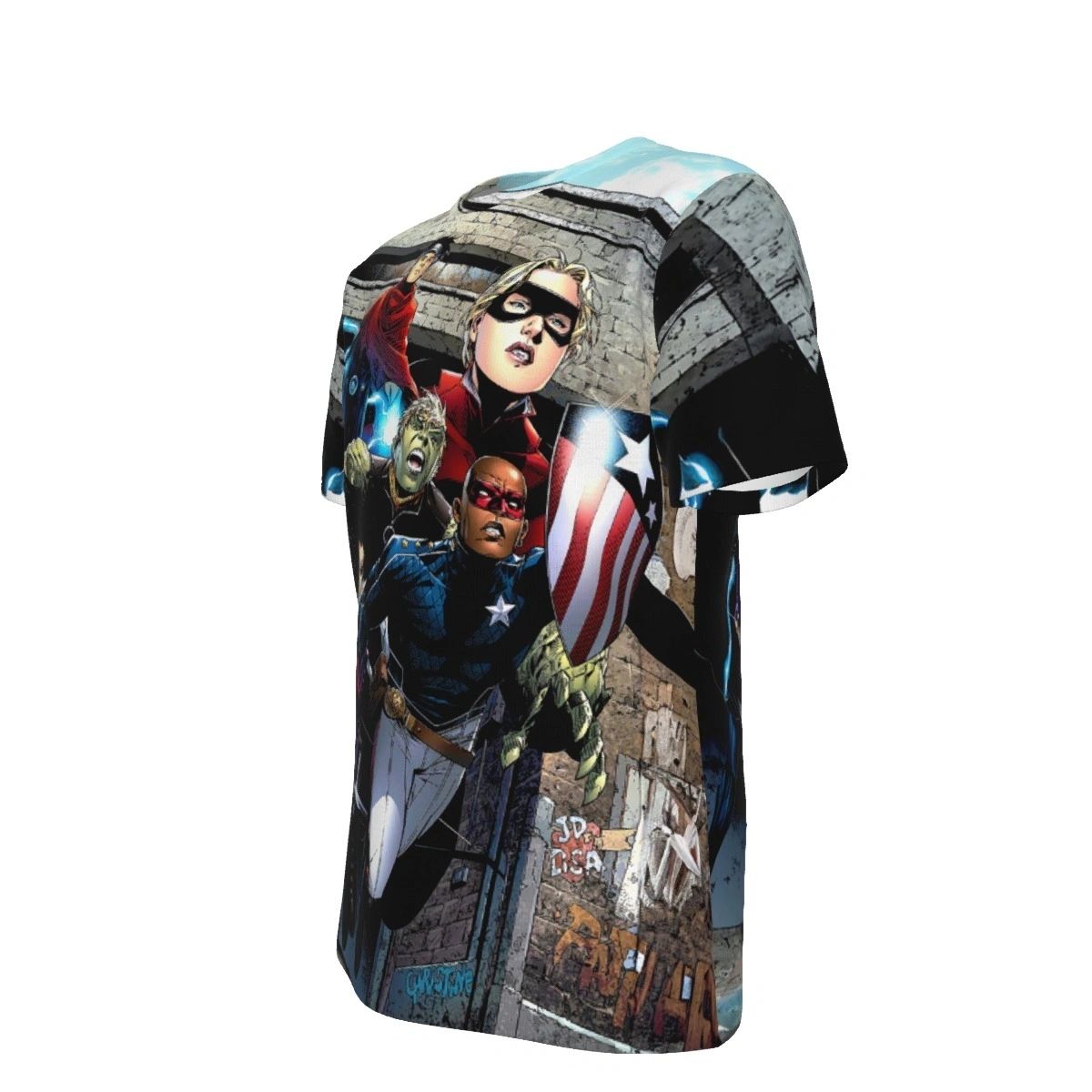 YOUNG AVENGERS 10 ALL OVER PRINT SHIRT & TANK