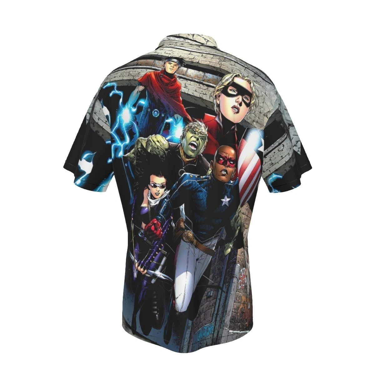 YOUNG AVENGERS 10 ALL OVER PRINT SHIRT & TANK