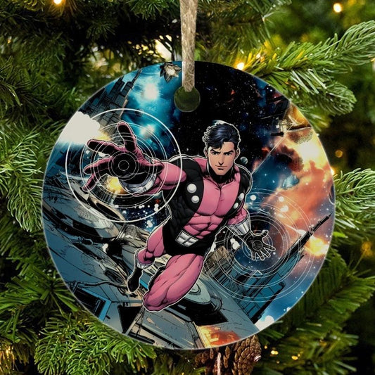 ROKK KRINN READY CHRISTMAS TREE ORNAMENT - COSMIC BOY