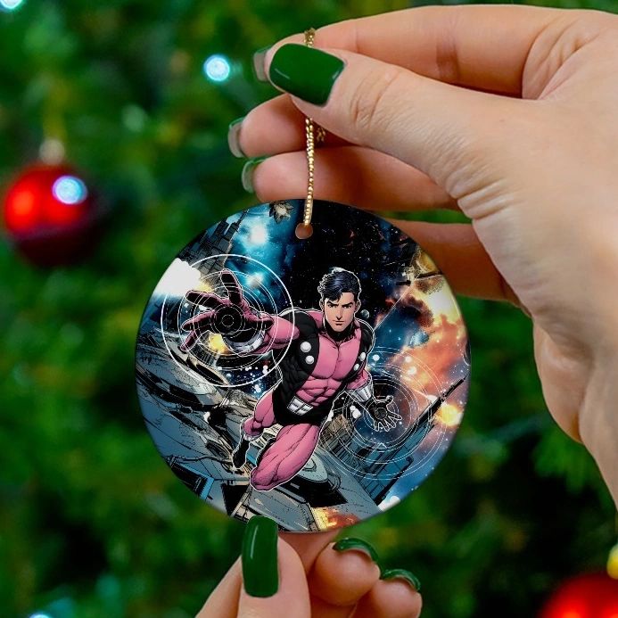 ROKK KRINN READY CHRISTMAS TREE ORNAMENT - COSMIC BOY