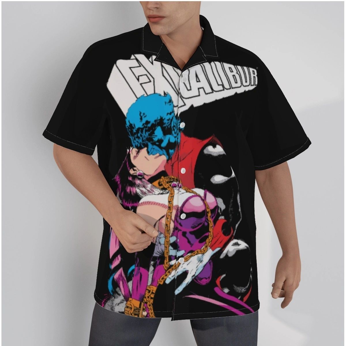 EXCALIBUR 70 KISS ALL OVER SHIRT AND TANK TOP - NIGHTCRAWLER VALENTINES