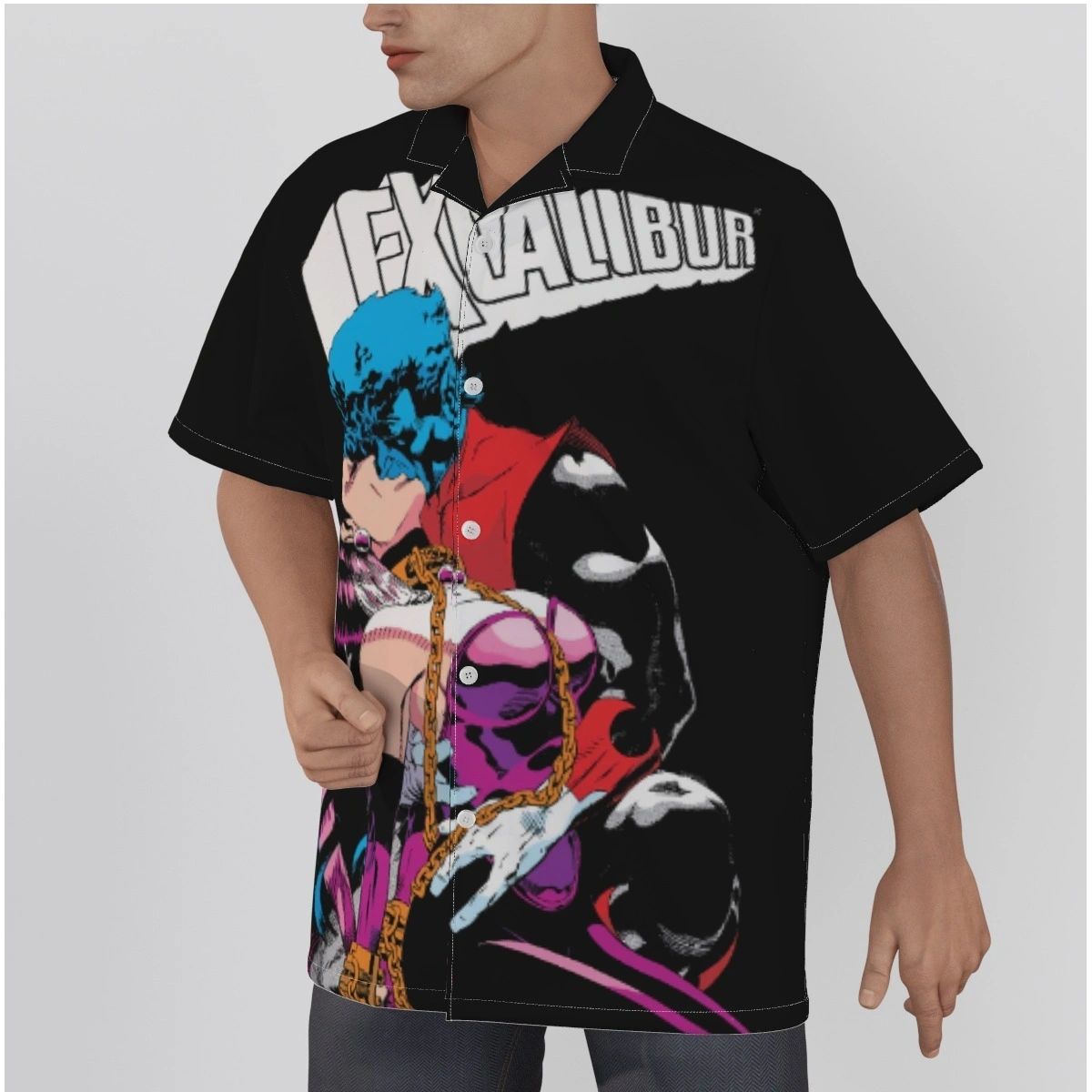 EXCALIBUR 70 KISS ALL OVER SHIRT AND TANK TOP - NIGHTCRAWLER VALENTINES