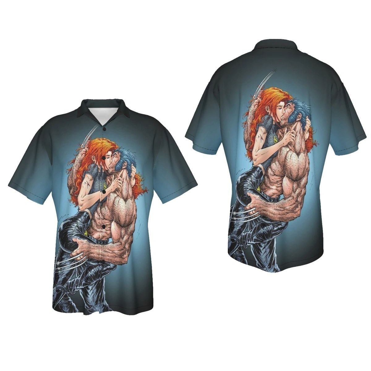 WOLVERINE JEAN GREY KISS ALL OVER SHIRT AND TANK TOP - VALENTINES