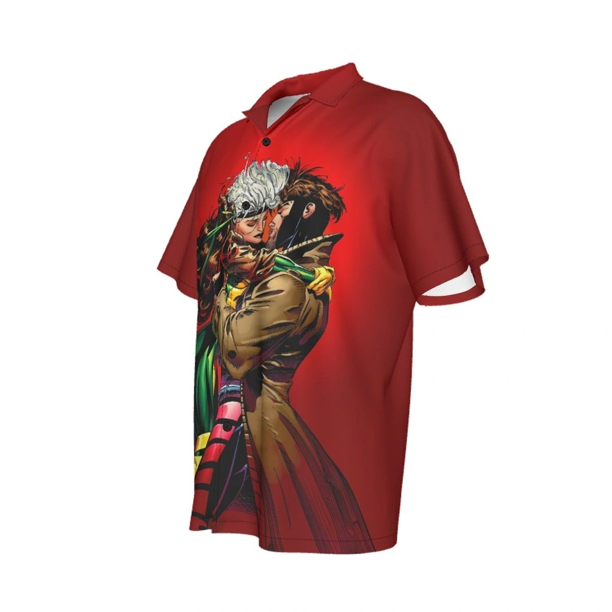 GAMBIT ROGUE KISS ALL OVER SHIRT AND TANK TOP - VALENTINES