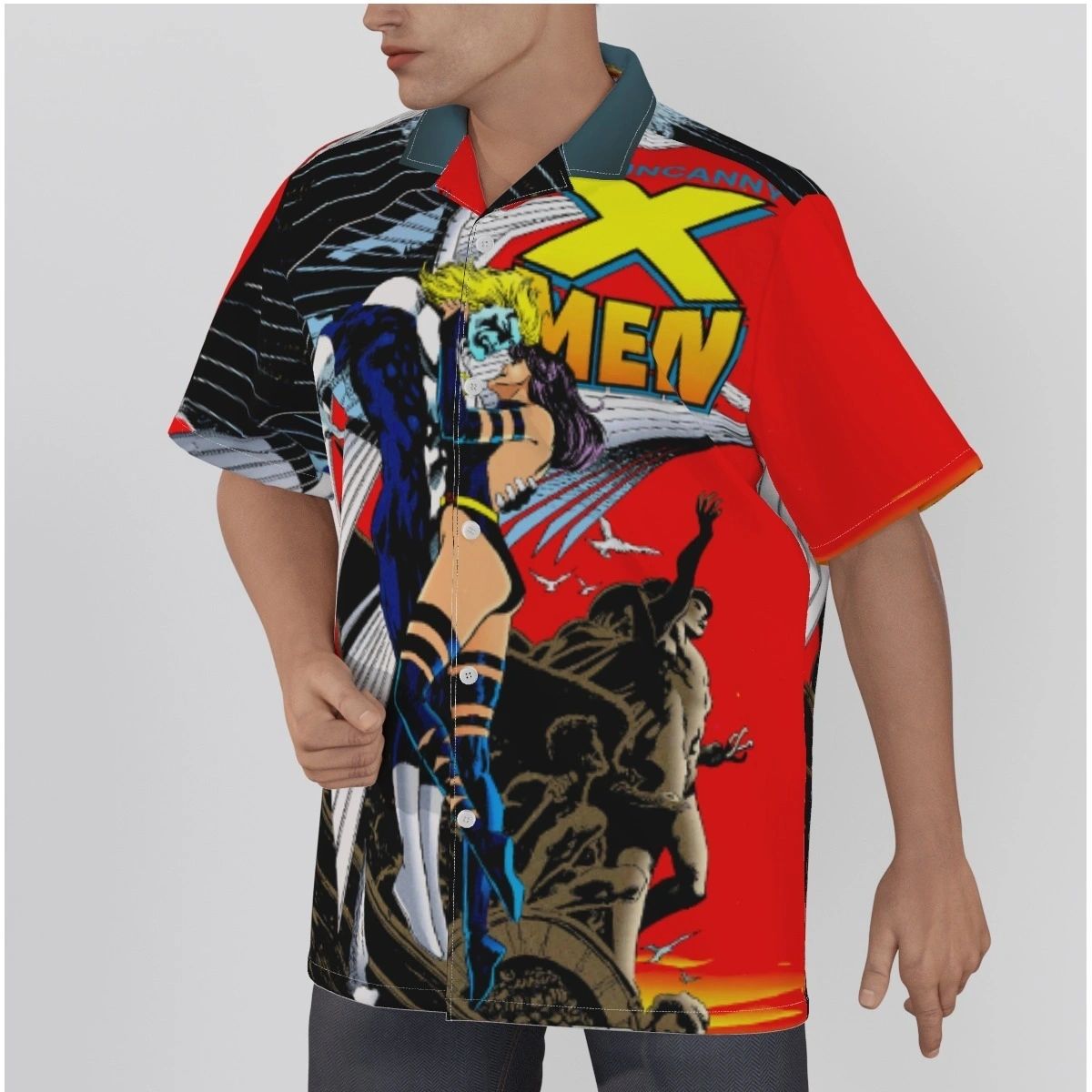 ANGEL PSYLOCKE KISS ALL OVER SHIRT AND TANK TOP -XMEN 40 VALENTINES