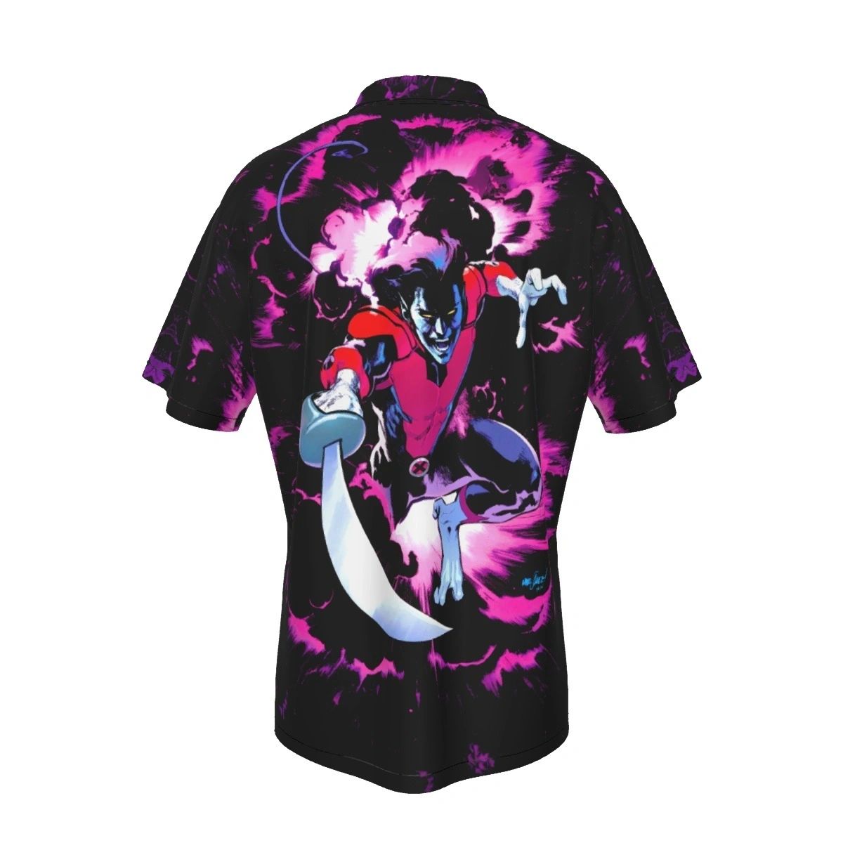 NIGHTCRAWLER FROM UNCANNY XMEN 3 ALL OVER SHIRT AND TANK TOP