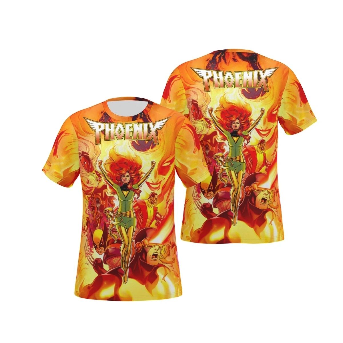 PHOENIX HARDBACK ALL OVER SHIRT AND TANK TOP
