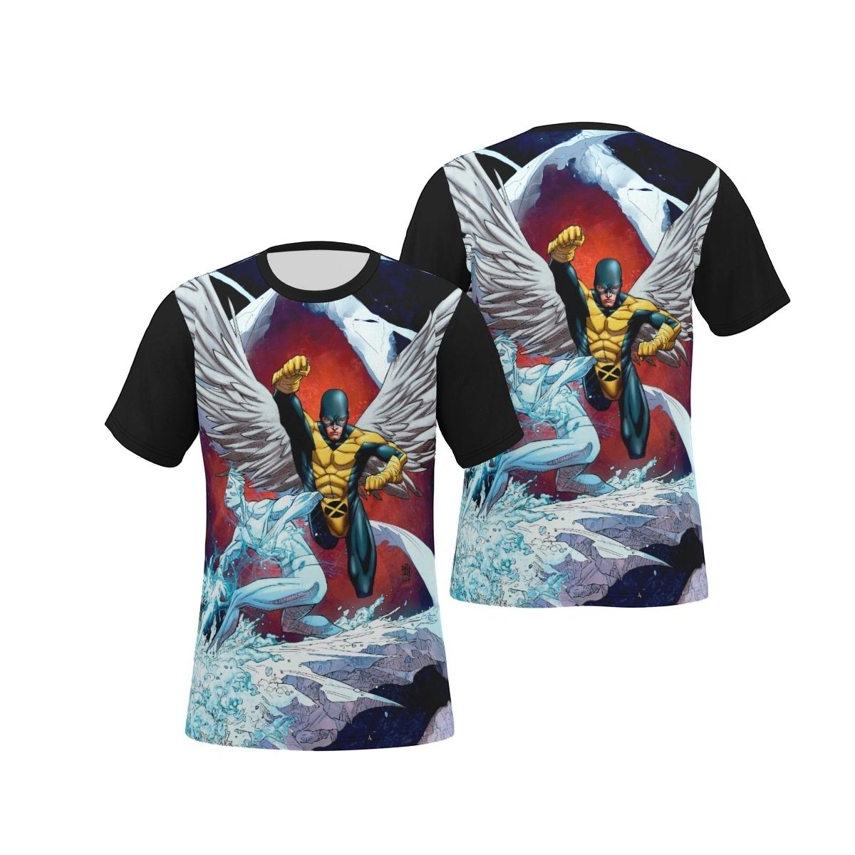 ANGEL & ICEMAN ALL OVER SHIRT AND TANK TOP
