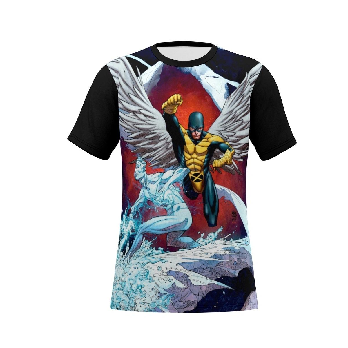 ANGEL & ICEMAN ALL OVER SHIRT AND TANK TOP