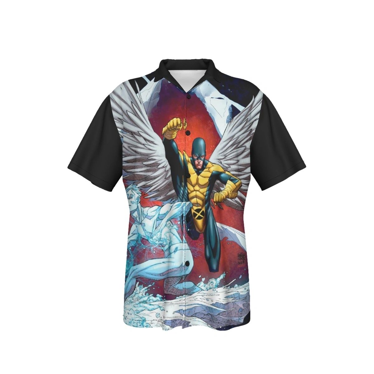 ANGEL & ICEMAN ALL OVER SHIRT AND TANK TOP