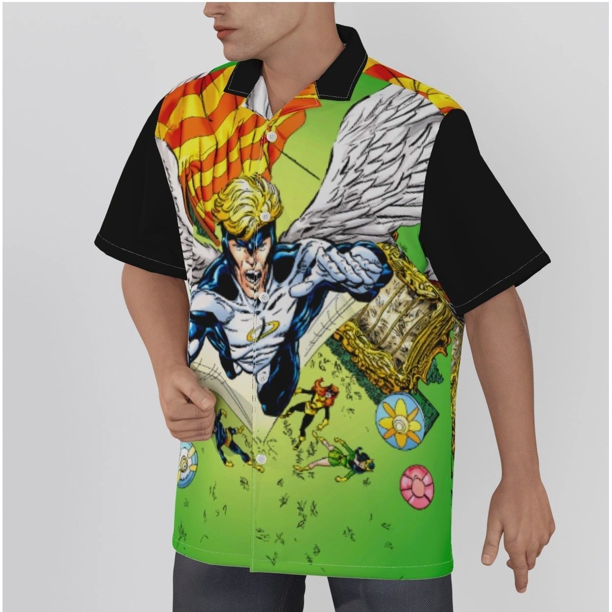 ANGEL ALL OVER SHIRT AND TANK TOP - XMEN HIDDEN YEARS 13 BY BYRNE