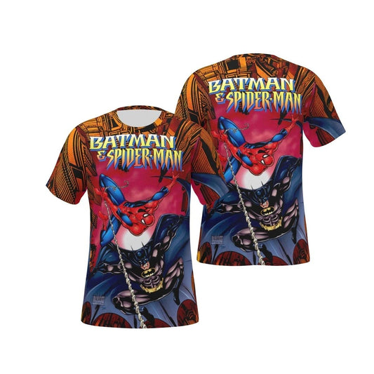 BATMAN SPIDERMAN ALL OVER SHIRT AND TANK TOP