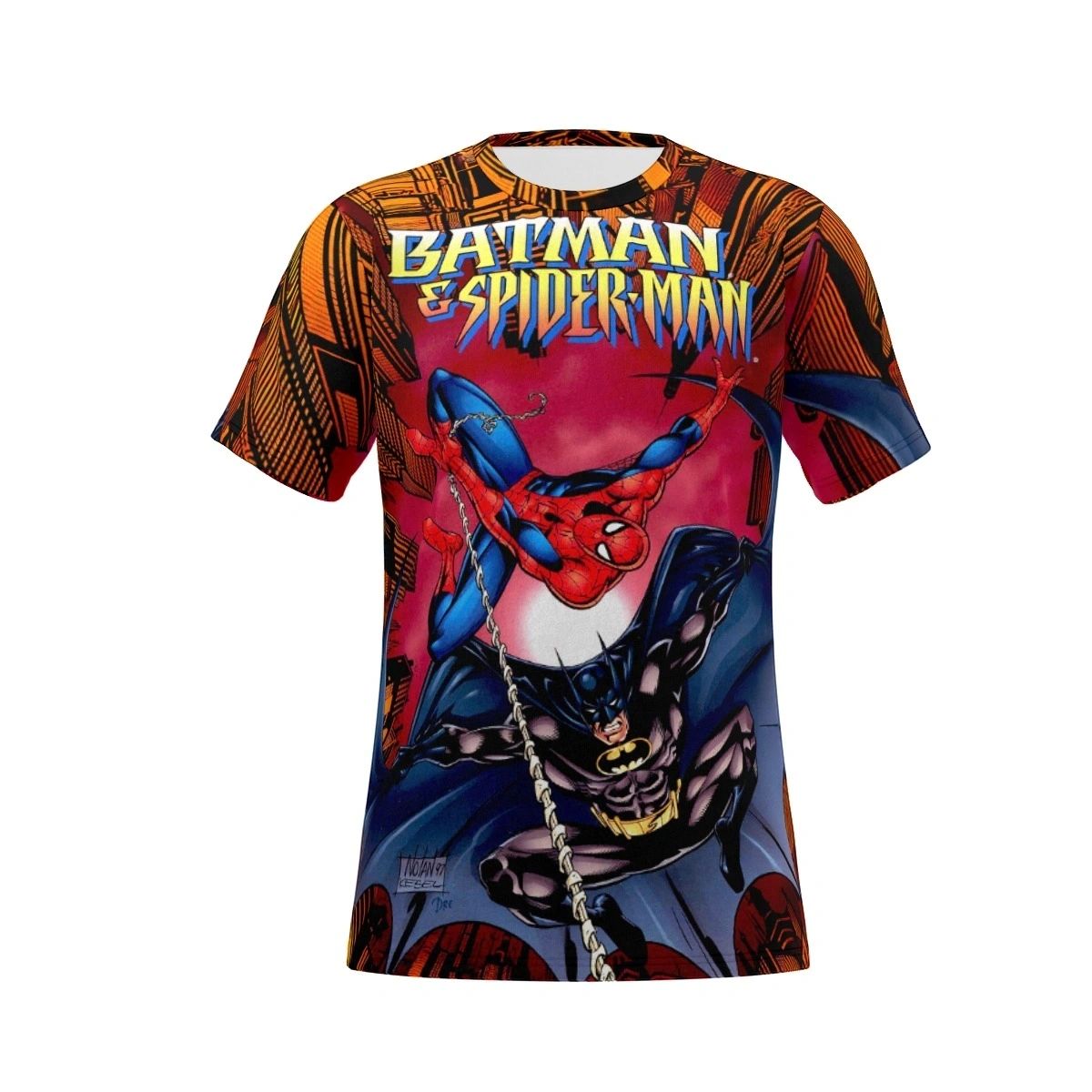 BATMAN SPIDERMAN ALL OVER SHIRT AND TANK TOP