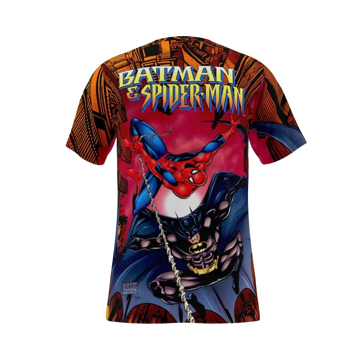 BATMAN SPIDERMAN ALL OVER SHIRT AND TANK TOP