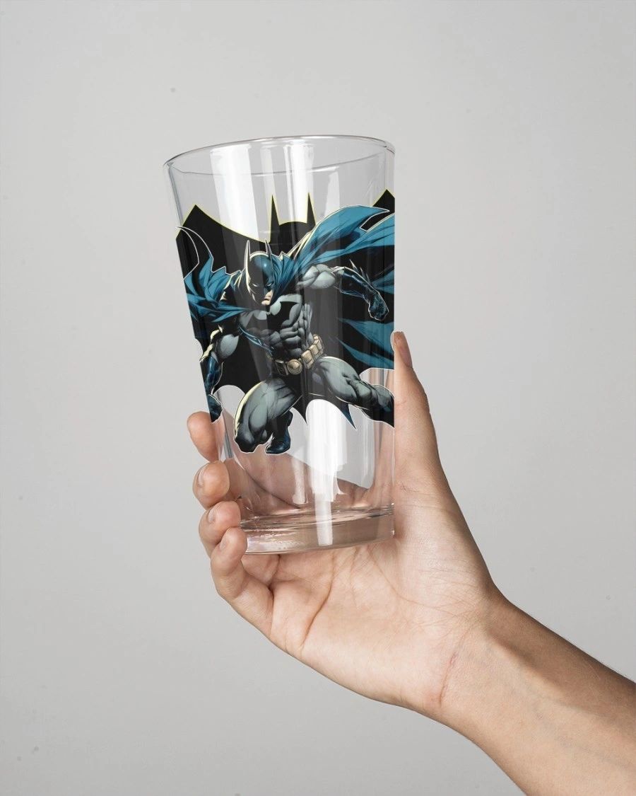 BATMAN EARTH 1 READY Pint Glass (with Free Shipping)