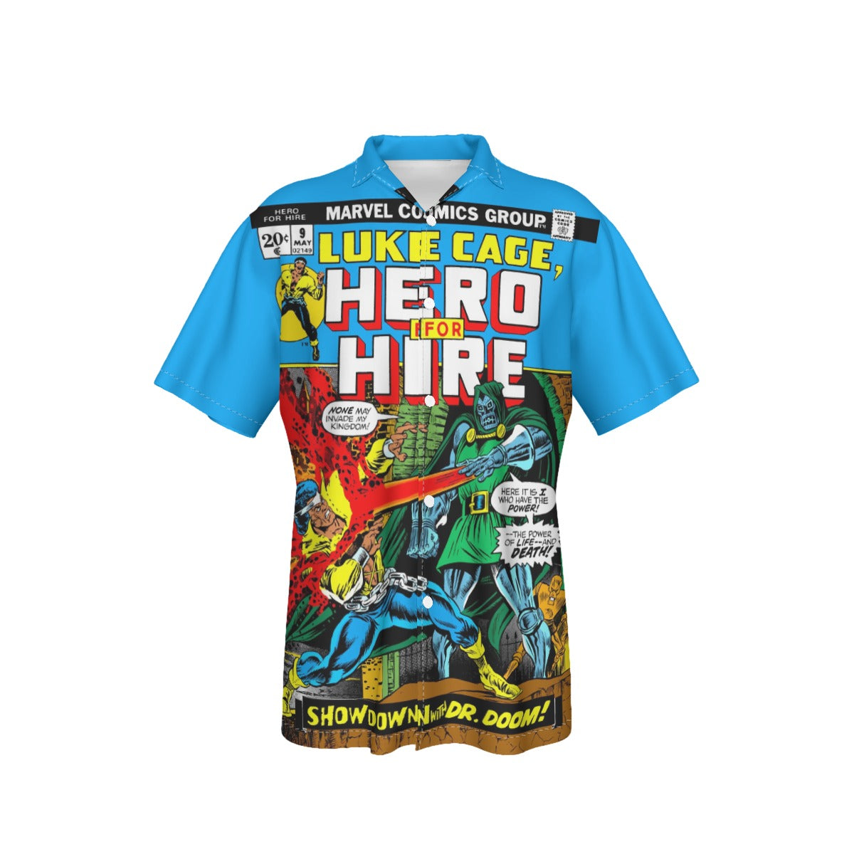LUKE CAGE POWERMAN 19  Over Print Shirt & Tank Top