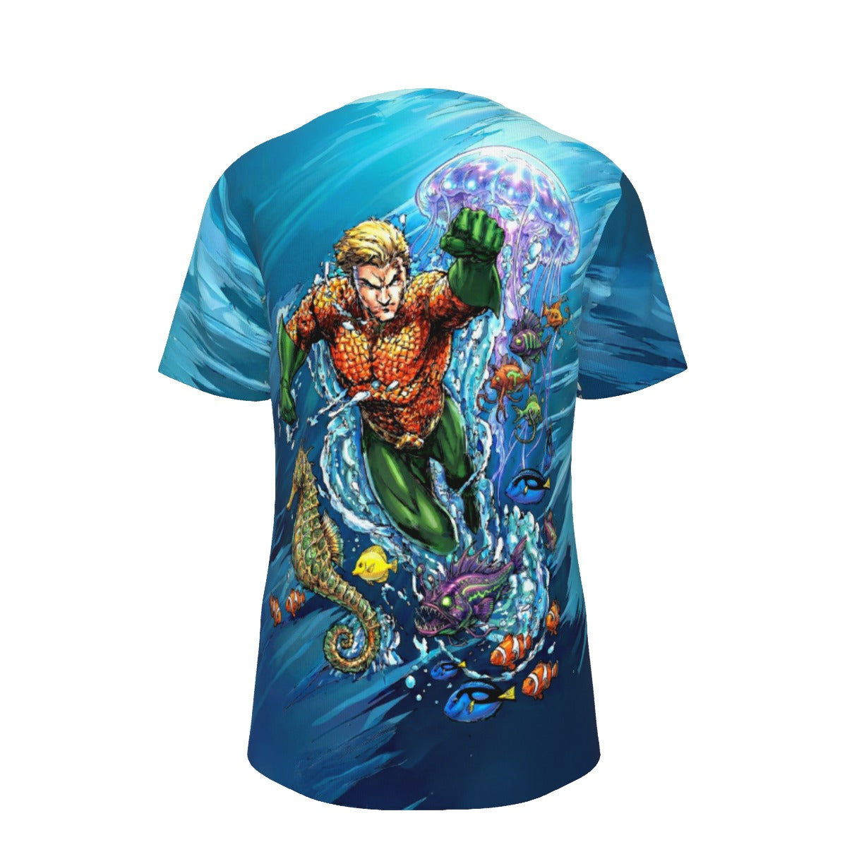 AQUAMAN GO All Over Print Shirt & Tank Top - ORIGINAL ART