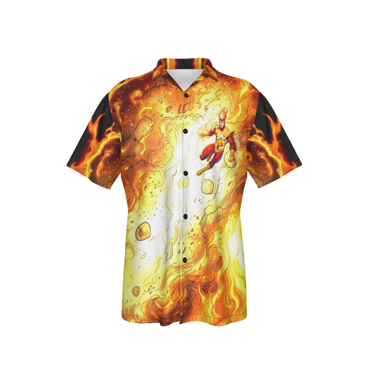 FIRESTORM READY OVER PRINT SHIRT AND TANK TOP - ORIGINAL ART