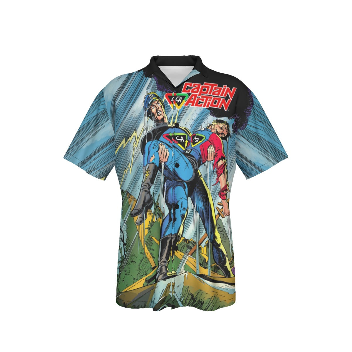 CAPTAIN ACTION COLLECTION All Over Print Shirt & Tank Top